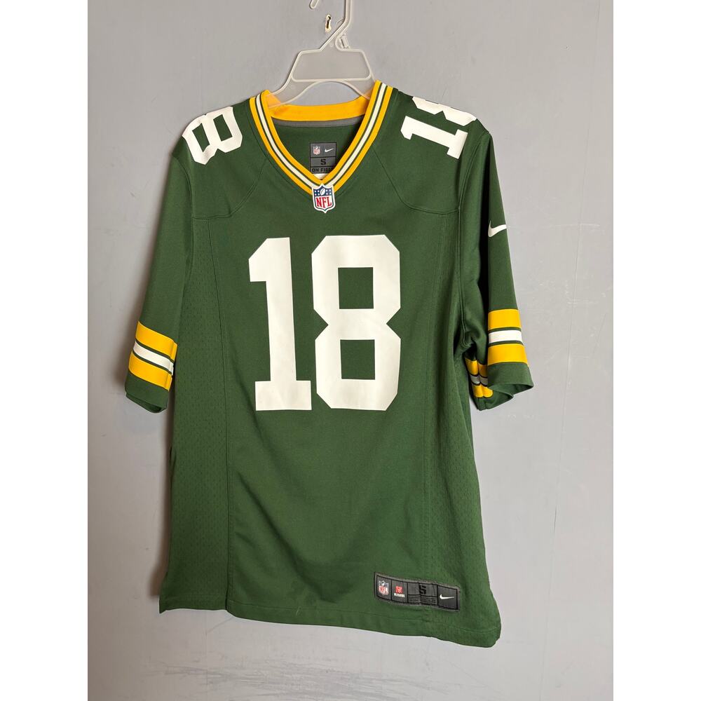 Nike  Green Bay Packers  Randall Cobb #18  Green  Jersey  Men’s  Size  S